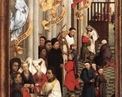 Seven Sacraments Altarpiece-Left Wing - 罗吉尔·凡·德·韦登